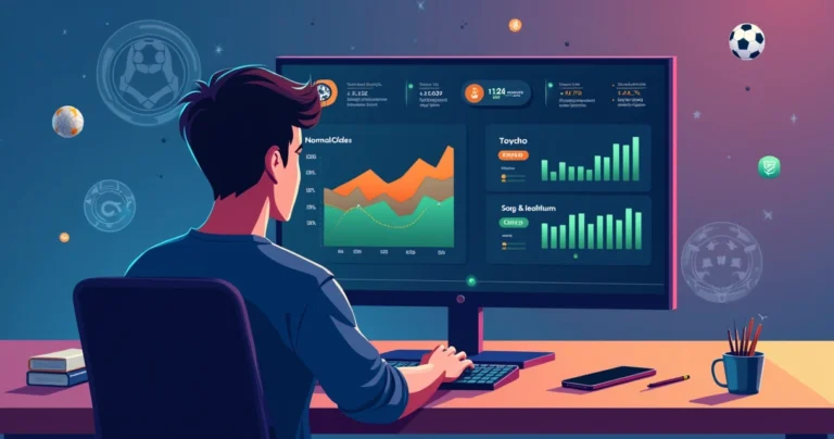 Apostador analisando super odds em tela com gráficos e probabilidades