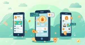 Tela de smartphone destacando tutorial de download do app de apostas esportivas