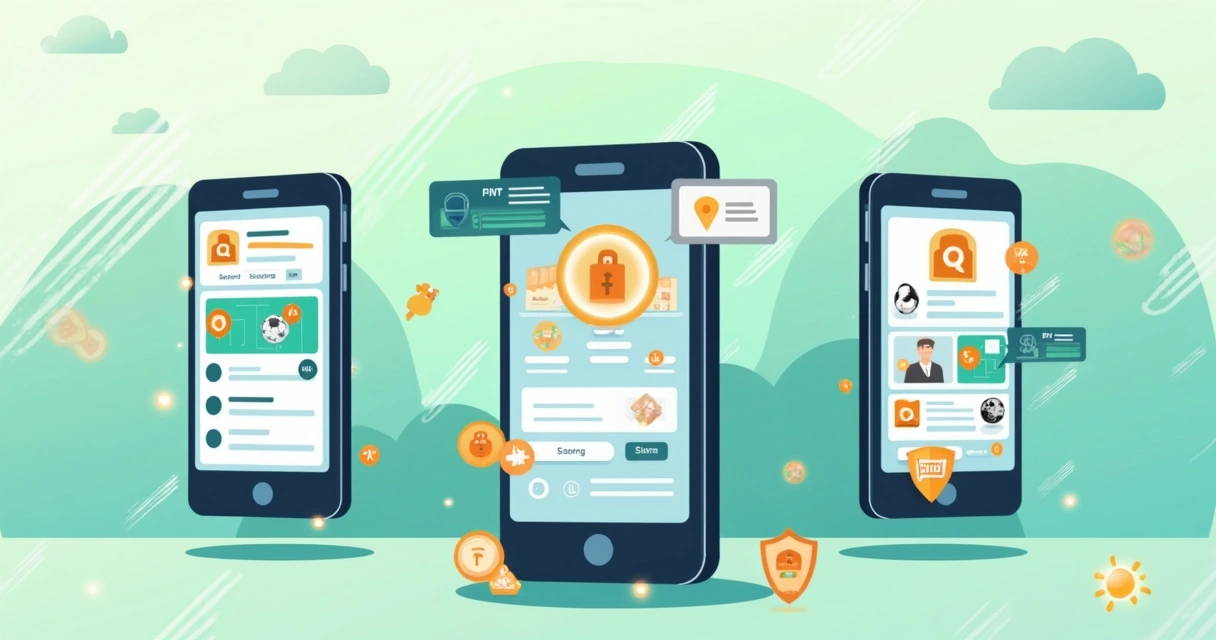 Tela de smartphone destacando tutorial de download do app de apostas esportivas